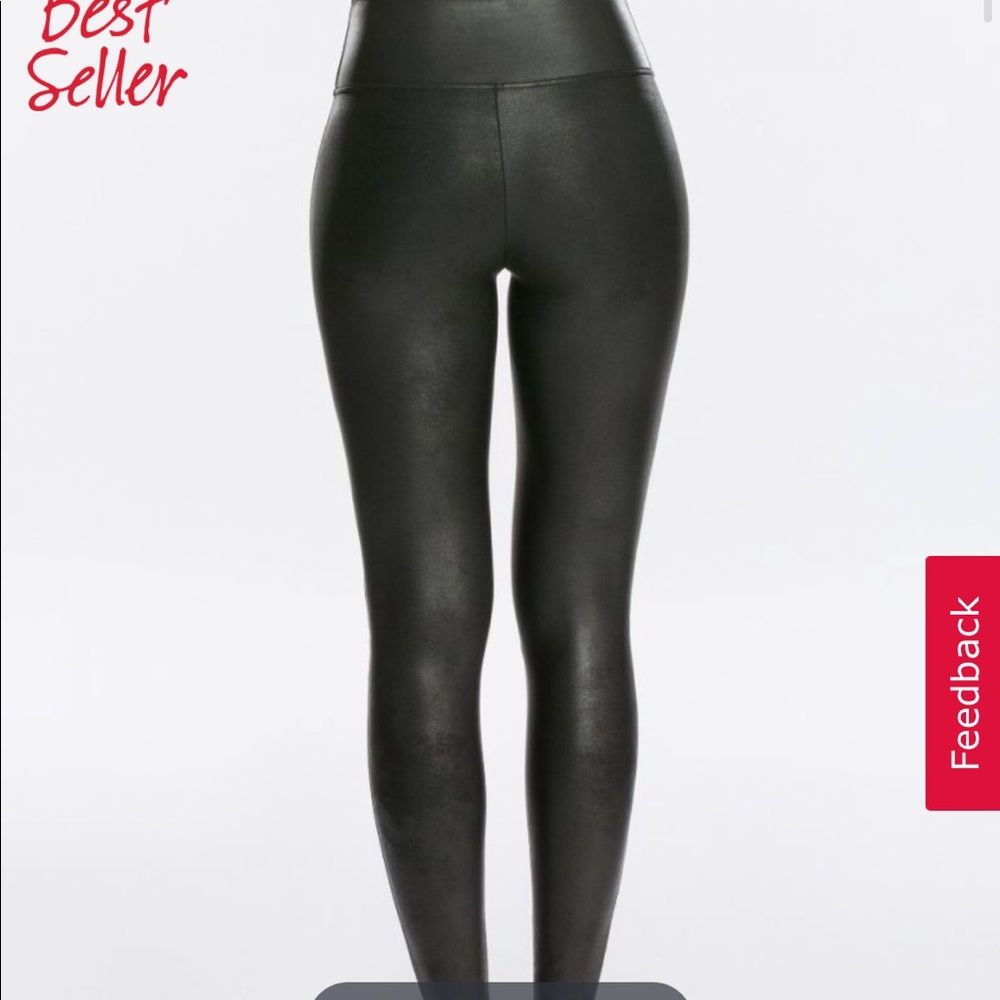 SPANX faux leather leggings